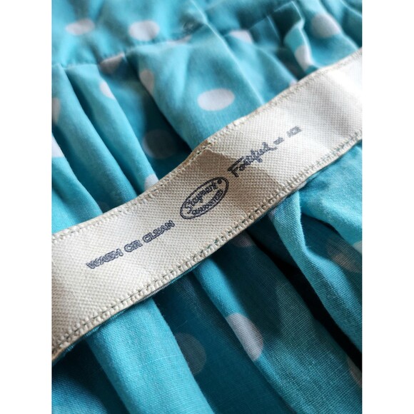 Vintage 1950s Polka Dot Shirt Dress: 50s Cotton Day Dress, Womens Medium - Picture 12 of 15